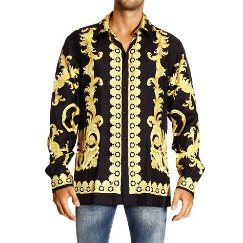 versace oro camicia|Camicie VERSACE Uomo .